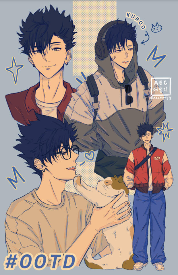 Kuroo #OOTD - Haikyuu!!