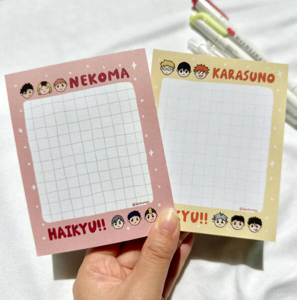 Haikyuu School Notepad